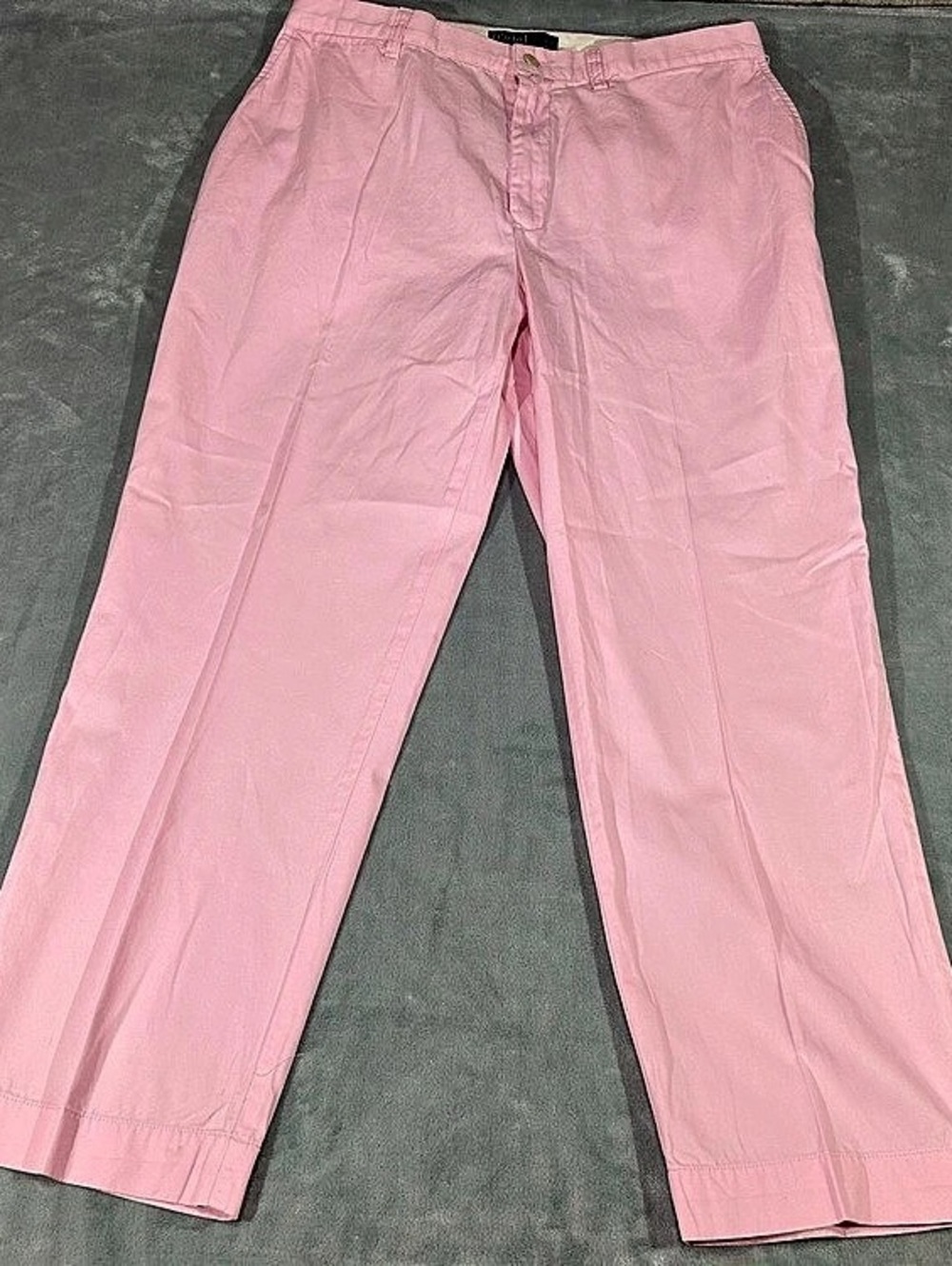 Polo by Ralph Lauren Prospect Pant Straight Leg Cotton Pants in Pink Waist 36/30